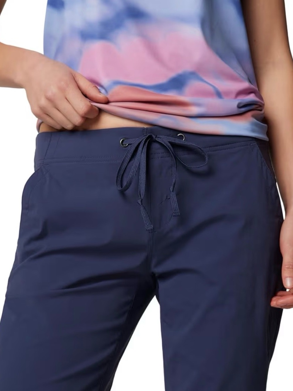Columbia Women's Anytime Outdoor Shorts - Nocturnal (blue) - Picture 4 of 7
